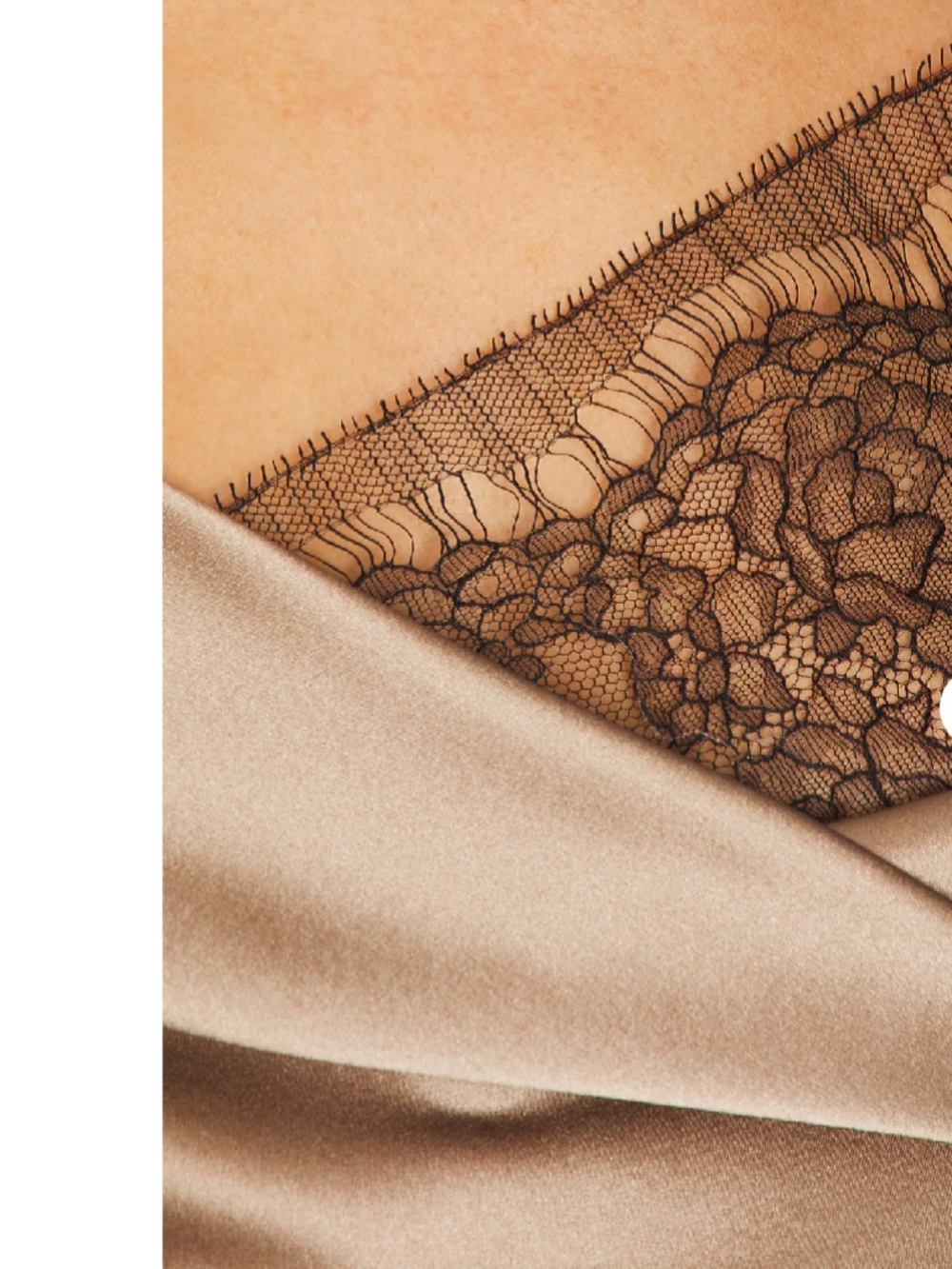 THE SEI Lace Inset Cowl Gown - Picture 5 of 5